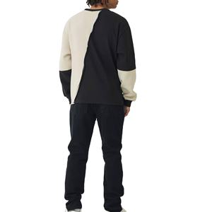 Sweat-shirt personnalisé pour homme, coupe classique, en polyester/coton, couleur unie, logo personnalisé, écologique, pull-over printemps, fabrication OEM - Product Image 4