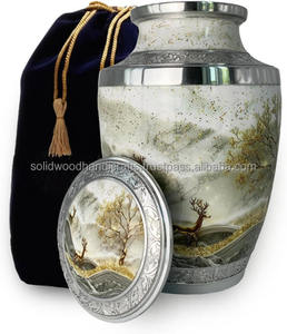 Urnas funerarias de latón decorativas de alta calidad, hechas a mano, para hombres y mujeres. - Product Image 5