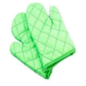 Custom Printed Logo Silicone Oven Gloves Microwave Heat Resistant Eco-Friendly Recycled Fabric Dishwasher Safe - Product Image 4