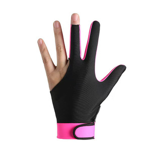 Guantes de Snooker Personalizados de 3 Dedos, Duraderos, Antideslizantes y Transpirables para Jugadores Profesionales de Mesa, para Bolas de Snooker y Billar - Product Image 2