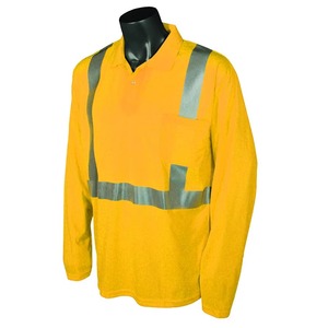 Top Selling Polyester Long Sleeve Hi Vis Safety Shirts High Visibility Reflective Quick Dry Breathable Shirts - Product Image 4