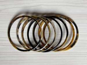 Bracelet manchette de luxe artisanal en corne de vache, motif animal, imitation perle, bijoux chrétiens modernes pour femme, cadeau Inde MN - Product Image 6