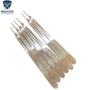 Manche de scalpel professionnel BP 3L en acier inoxydable, instrument chirurgical réutilisable, porte-lame pour la chirurgie générale et l'utilisation clinique - Product Image 2