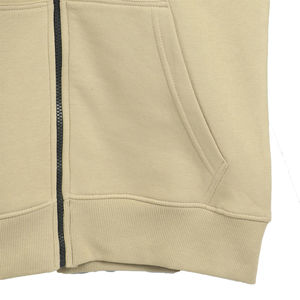 Sweat à capuche zippé personnalisé avec logo brodé 2026, 100 % coton molletonné, respirant, séchage rapide, coupe régulière, style streetwear oversize - Product Image 3