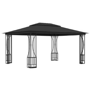 Auvent et belvédère avec filets 9.8 'x 13.1' x 8.7 'Anthracite Pergola 13.1' x 13.1 'x 8.7' - Product Image 4
