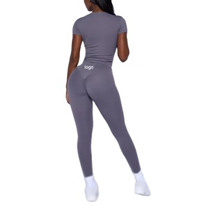High Waist Gym Wear Workout Yoga Sets <b>Leggings</b> for Women Gym Fitness Sets Sportswear for Gym & Yoga Sets - Product Image 6