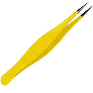 Pinzas de Precisión de Doble Punta Inclinada y Puntiaguda de Acero Inoxidable de Alta Calidad para el Cuidado Profesional de las Cejas, Duraderas - Product Image 3