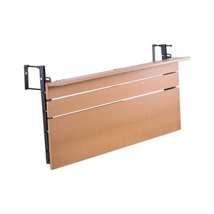 Tavolino Pieghevole da Balcone 15x39 cm, Tavolo da Bar per Ringhiera Esterna, Regolabile a 5 Livelli per Applicazioni in Camera da Letto - Product Image 5