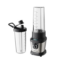Mélangeur électrique portable 400W nouvelles commandes de bouton de conception pour shakes Smoothies récipient en plastique pour usage domestique d'hôtel