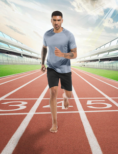 Gym Fitness Compression T-Shirt <b>Men</b> Workout Athletic Quick Dry <b>Stretch</b> Breathable Training Wear Manufacturer 100% polyester - Product Image 5