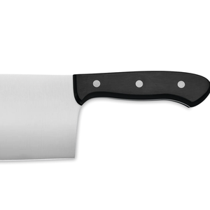 Cuchillos de Chef Profesionales de Acero Inoxidable, Hoja Rectangular Ancha y Afilada con Mango Negro de Triple Remache para Cortar Carne y Verduras - Product Image 4