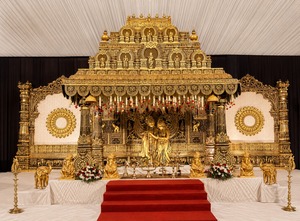 เสางานแต่งนกยูงสีขาวทันสมัย,Mandap สำหรับงานแต่งงานหรูหราสไตล์อังกฤษ - Product Image 6