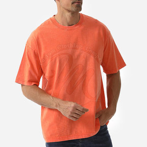 Camiseta de Estilo Simple con Efecto Desgastado por el Sol, Camiseta de Algodón con Efecto Desgastado por el Sol, Camiseta Fácil de Usar con Efecto Desgastado por el Sol - Product Image 2