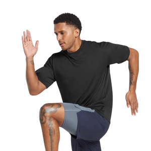 กางเกงขาสั้นกีฬาผู้ชาย 7 นิ้ว 2 in 1 สีน้ำเงินเข้ม สีน้ำเงินเหล็ก แห้งเร็ว สำหรับออกกำลังกาย วิ่ง เทรนนิ่ง และฝึกซ้อม - Product Image 4