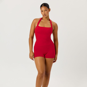 Shorts décontractés taille haute pour femme, élastiques, légers, pour le sport et l'été - Product Image 3