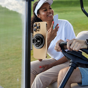 ที่ยึดโทรศัพท์มือถือแบบแม่เหล็กสำหรับรถกอล์ฟ หมุนได้ 360 องศา พร้อมโลโก้สั่งทำพิเศษ ที่ยึดโทรศัพท์แบบแม่เหล็กคู่ขนาดเล็ก ยืดหยุ่นได้ สำหรับใช้ในยิม - Product Image 2