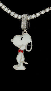 Plata de Ley 925 lindo Animal perro mascota collares y colgantes mujeres moda joyería fabricación para mujer regalo - Product Image 2