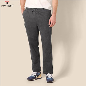 Canvas Straight-Lined Lightweight Breathable Sweatpants for Men Women Casual Sports <b>Trousers</b> <b>Drawstring</b> Custom Logo Wholesale - Product Image 5