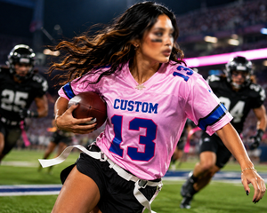 Women's American Football Jersey Oversized Mesh Game Shirt Custom Logo Printed Embroidery Team Uniform Streetwear OEM ODM - Product Image 5
