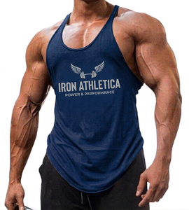 Camiseta sin mangas de algodón para hombre, transpirable, informal, de punto suave, elástica, cómoda, ligera, con textura fresca, para uso diario, moderna y de alta calidad. - Product Image 2