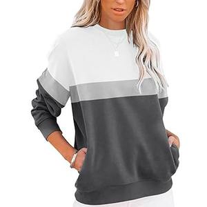 Nouveauté : Sweat-shirts à col rond pour femmes grandes tailles, sweat-shirt en molleton personnalisé OEM pour femmes avec un nouveau design tendance - Product Image 4