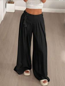 Pantalones de salón de pierna ancha estilo bohemio - Product Image 5