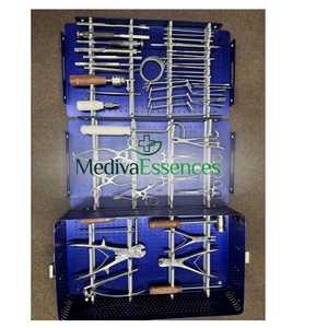 Juego de instrumentos veterinarios de acero inoxidable de alta calidad para fragmentos pequeños con sistema de bloqueo y DCP de Mediva Essences - Product Image 1