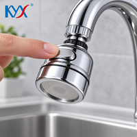 Aérateur de robinet 3 modes, tête de robinet multifonction anti-éclaboussures, économiseur d'eau pour robinet de cuisine, salle de bain, lavabo