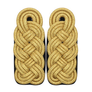 Professional Ceremonial Stripes Bar Epaulets Shoulder Boards Uniform Badges Polyester/Cotton Unisex - Product Image 1