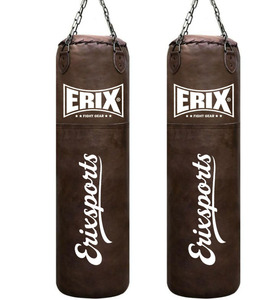 Sac de frappe lourd pour l'entraînement de boxe et de MMA, sac de sable suspendu en cuir durable pour la salle de sport - Product Image 6