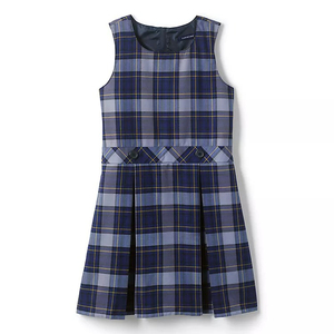 Jupe plissée taille haute personnalisée avec logo, uniforme scolaire unisexe pour étudiants, jupe unie pour la remise des diplômes, pour enfants du primaire - Product Image 2