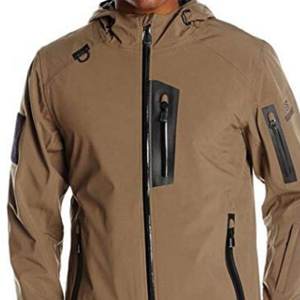 Chaqueta impermeable de color negro de alta calidad para hombre, con logo personalizado, impermeable y transpirable, chaqueta de lana para lluvia y nieve, cómoda. - Product Image 5
