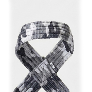 Sangles de musculation en néoprène en forme de 8 pour entraînement de traction, sangles de levage de poids robustes avec support de poignet, sangles camouflage en forme de 8 - Product Image 5