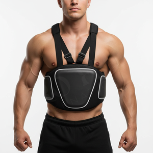 Protector de Pecho Ajustable y Acolchado, Diseño de Logotipo Personalizado, Protector Deportivo para Entrenamiento de MMA, Boxeo, Karate, Taekwondo - Product Image 3