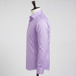 Camisa de Vestir de Manga Larga para Hombre, Premium, Ligera, de Algodón, Secado Rápido, Transpirable, para Oficina, Verano - Product Image 3