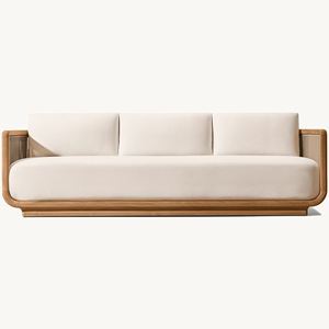 Muebles de Jardín Modernos de Madera, Conjuntos de Sofás Impermeables para Exteriores, Sofá de Patio de Teca para Hotel, Conjunto de Sofás de Jardín de Lujo, Muebles de Patio - Product Image 2