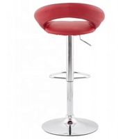 Tabouret de bar en cuir PU de couleur kaki/couleur personnalisable, design chinois moderne, pour cuisine, bar à domicile, hôtel et usage commercial