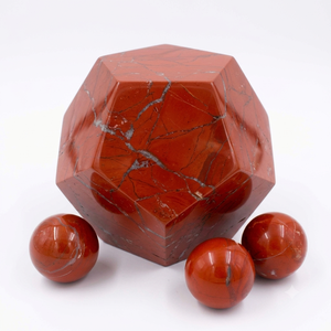 High Quality Crystal Dodecahedron Red jasper Stone Dodecahedron Wholesaler Gemstone Healing Natural Stone Crystal Wholesaler - Product Image 4