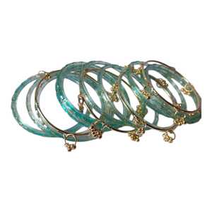 Ensemble de bracelets Churiyan en perles de verre, toutes tailles, faible MOQ et prix, bijoux pour femmes, couleurs et tailles personnalisées, bracelets traditionnels kashmiris pour filles - Product Image 4