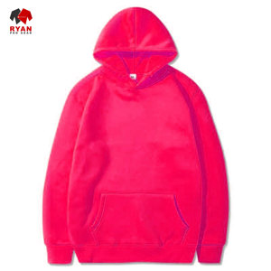 Sweat à capuche pour homme Ryan Pro Gear avec logo personnalisé sur le devant, 100% coton molletonné, coupe classique, hiver, fourniture ODM, motif uni - Product Image 2
