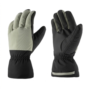 Gants de ski à doigts entiers, softshell, isolés thermiquement, unisexes, pour l'hiver, le ski de descente, fermeture à cordon - Product Image 2