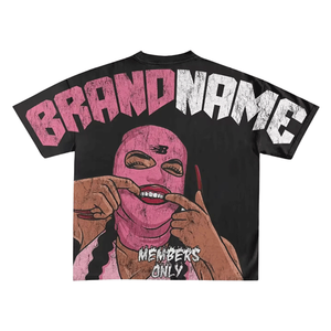 เสื้อยืดพิมพ์ลายคุณภาพสูงสำหรับผู้ชาย ขายดี ออกแบบลายพิมพ์ได้ตามต้องการ คอกลม แขนสั้น - Product Image 5