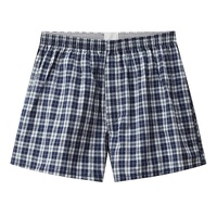 Caleçon Boxer Homme en Coton et Fibre de Bambou Tricoté Respirant Taille Mi-Haute avec Ceinture Élastique Confortable Écologique ODM