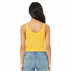 Débardeur basique pour femme, tissu léger et doux, col rond, vêtements décontractés, service de fabrication OEM ODM sous marque privée - Product Image 2