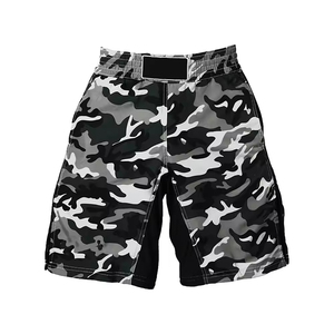 Shorts de sport MMA, fournisseur de marques privées, avec tissu extensible et taille ajustée, fabrication pour l'exportation destinée aux grossistes mondiaux - Product Image 1