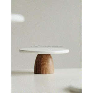 Présentoir à gâteaux en bois attrayant pour les événements nuptiaux à thème rustique douches de bébé et arrangements de desserts de mariage - Product Image 4