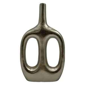 Florero Moderno de Aluminio Hecho a Mano, Elegante Decoración de Interiores para el Hogar, para Minoristas, Tiendas de Muebles y Diseñadores - Product Image 4
