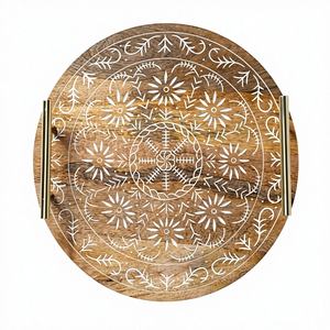 Bandeja de Servir de Madera de Súper Calidad, Accesorio de Cocina Ecológico, Multifuncional, Apto para Lavavajillas y Microondas - Product Image 5