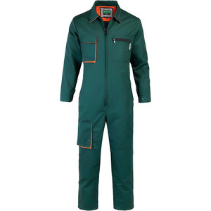 Combinaison de travail légère et imperméable en polyester à manches courtes pour homme, avec logo personnalisé, pour une protection optimale en zone de travail - Product Image 3