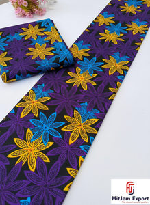 Tissu africain imprimé et Ankara 100% coton du Maroc pour robes et vêtements de mode - Product Image 6